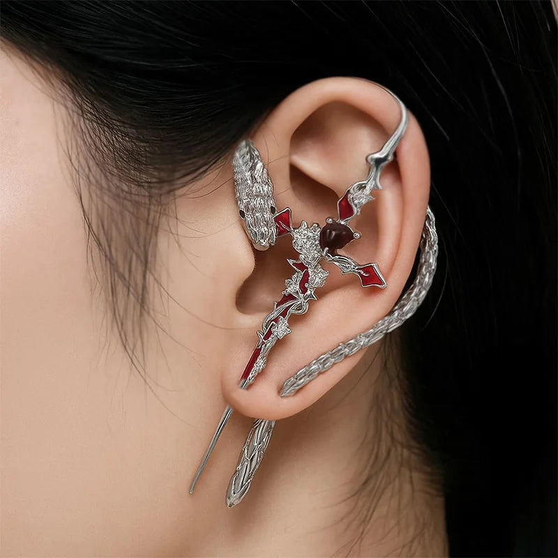With its refined, high-end design, the Star Guard Taboo Rose piercing combines cold sophistication with dark and sweet contrasts — a unisex statement for modern rebels.