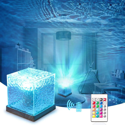 RGB Crystal Touch Lamp – Portable Night Light with USB Charger