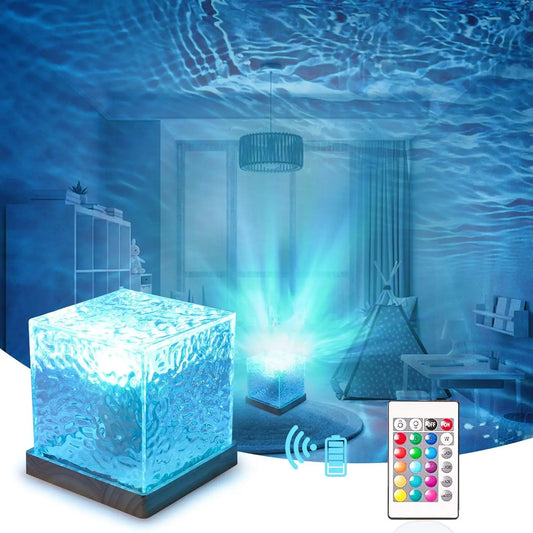 RGB Crystal Touch Lamp – Portable Night Light with USB Charger