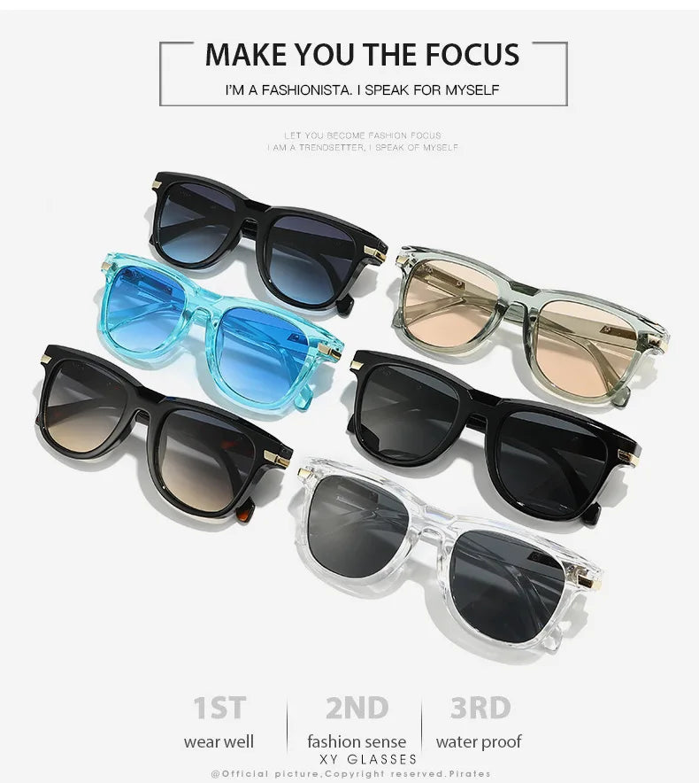 2025 Square Sunglasses – Futuristic UV400 Shades Unisex