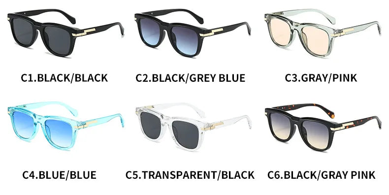 2025 Square Sunglasses – Futuristic UV400 Shades Unisex