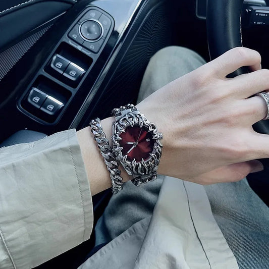 Montre rétro Y2K – Style européen-américain, design original et tendance unisexe