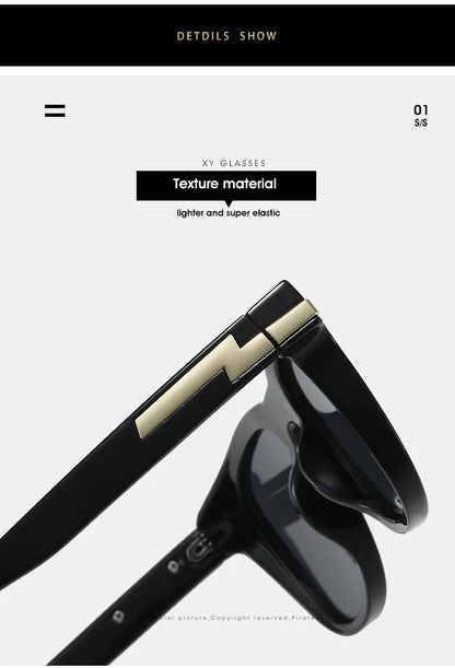 2025 Square Sunglasses – Futuristic UV400 Shades Unisex