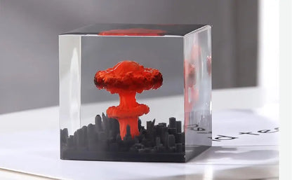 Halloween Atomic Bomb Explosion Lamp – Mushroom Cloud Decor for Home or Office