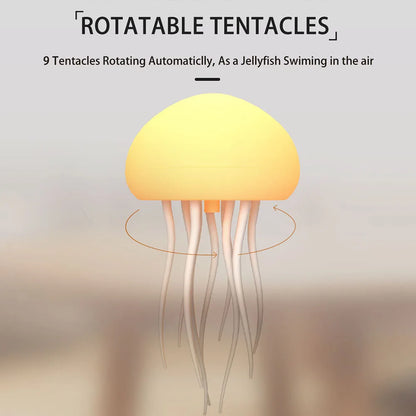 RGB Jellyfish Desk Lamp – Voice-Control Night Light for Home & Office