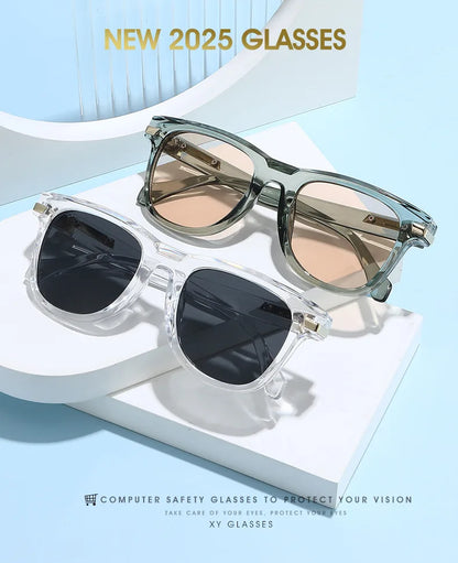 2025 Square Sunglasses – Futuristic UV400 Shades Unisex